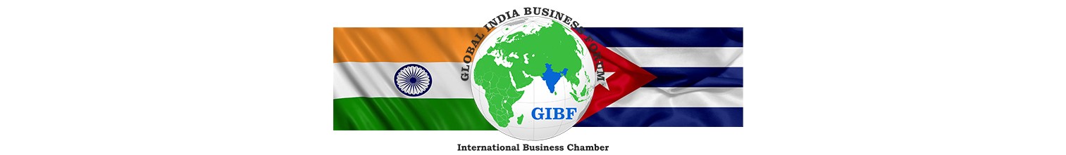 India  Cuba Business and Cultural Council and GIBF logo 